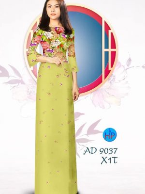 Vải áo dài Hoa in 3D kiểu mới AD 9037 26 1577091586 35 Vai ao dai Hoa in 3D kieu moi AD 9037