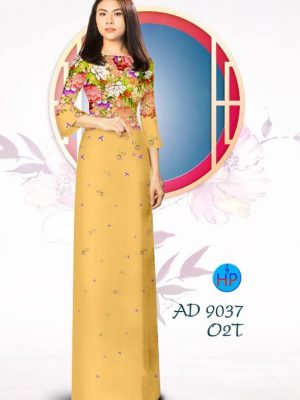 Vải áo dài Hoa in 3D kiểu mới AD 9037 23 1577091586 767 Vai ao dai Hoa in 3D kieu moi AD 9037