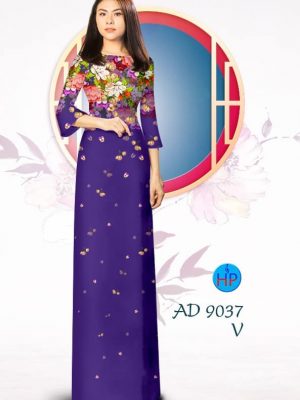 Vải áo dài Hoa in 3D kiểu mới AD 9037 24 1577091586 821 Vai ao dai Hoa in 3D kieu moi AD 9037