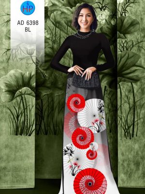 Vải áo dài Quạt Xuân kiểu mới AD 6398 23 1577342744 646 Vai ao dai Quat Xuan kieu moi AD 6398