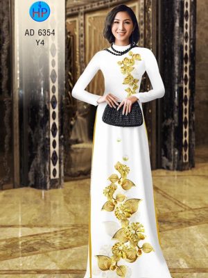 Vải áo dài hoa 3D mới ra AD 6354 23 1577342879 441 Vai ao dai hoa 3D moi ra AD 6354