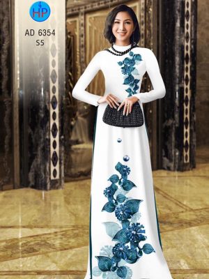 Vải áo dài hoa 3D mới ra AD 6354 21 1577342879 920 Vai ao dai hoa 3D moi ra AD 6354