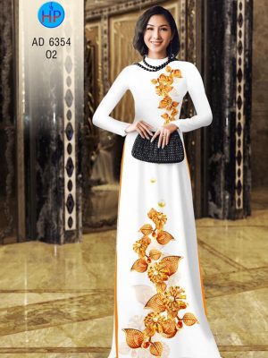 Vải áo dài hoa 3D mới ra AD 6354 35 1577342880 10 Vai ao dai hoa 3D moi ra AD 6354