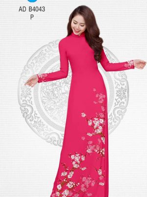 1577343001 452 Vai ao dai Hoa Dao thiet ke 2019 AD B4043
