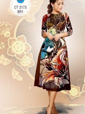 1577343147 73 Vai ao dai Cach tan hoa Lily thiet ke 2019