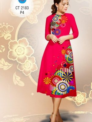 Vải áo dài cách tân Xuân mới ra AD CT2183 21 1577343554 818 Vai ao dai cach tan Xuan moi ra AD CT2183