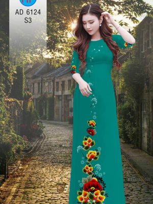 Vải áo dài Hoa in 3D thiết kế 2019 AD 6124 30 1577343663 175 Vai ao dai Hoa in 3D thiet ke 2019 AD
