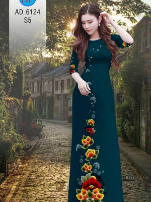 Vải áo dài Hoa in 3D thiết kế 2019 AD 6124 29 1577343663 178 Vai ao dai Hoa in 3D thiet ke 2019 AD