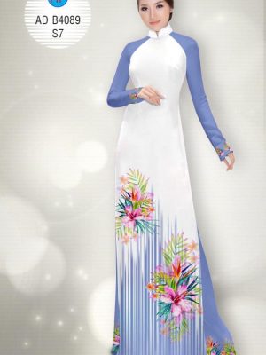 Vải áo dài Hoa Râm Bụt kiểu mới AD B4089 25 1577343961 73 Vai ao dai Hoa Ram But kieu moi AD B4089