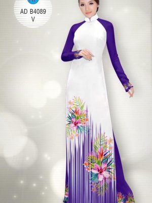 Vải áo dài Hoa Râm Bụt kiểu mới AD B4089 26 1577343961 870 Vai ao dai Hoa Ram But kieu moi AD B4089