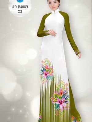 Vải áo dài Hoa Râm Bụt kiểu mới AD B4089 24 1577343961 899 Vai ao dai Hoa Ram But kieu moi AD B4089