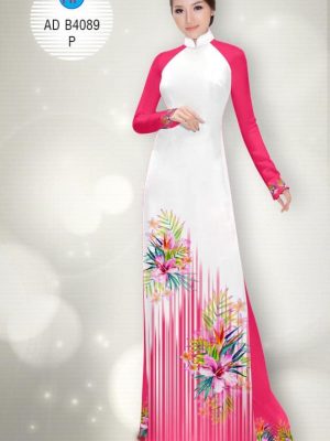 Vải áo dài Hoa Râm Bụt kiểu mới AD B4089 30 1577343962 457 Vai ao dai Hoa Ram But kieu moi AD B4089