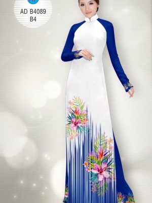 Vải áo dài Hoa Râm Bụt kiểu mới AD B4089 34 1577343962 463 Vai ao dai Hoa Ram But kieu moi AD B4089