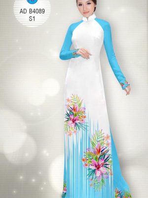 Vải áo dài Hoa Râm Bụt kiểu mới AD B4089 27 1577343962 966 Vai ao dai Hoa Ram But kieu moi AD B4089