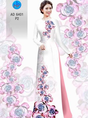 Vải áo dài hoa hồng kiểu mới AD 6401 32 1577344195 735 Vai ao dai hoa hong kieu moi AD 6401