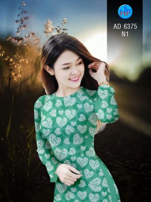 Vải áo dài trái tim kiểu mới AD 6375 21 1577344647 162 Vai ao dai trai tim kieu moi AD 6375