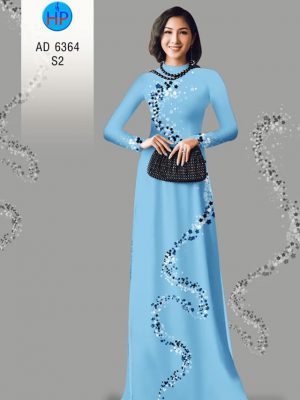Vải áo dài Hoa nhí kiểu mới AD 6364 30 1577345356 225 Vai ao dai Hoa nhi kieu moi AD 6364