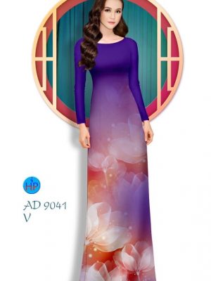 Vải áo dài Hoa in 3D nhẹ nhàng lung linh kiểu mới AD 9041 22 1577346036 264 Vai ao dai Hoa in 3D nhe nhang lung linh