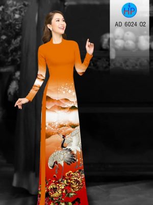 Vải áo dài Sếu và Cúc Đại Đoá thiết kế 2019 AD 6024 32 1577347007 300 Vai ao dai Seu va Cuc Dai Doa thiet ke