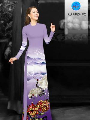 Vải áo dài Sếu và Cúc Đại Đoá thiết kế 2019 AD 6024 35 1577347007 486 Vai ao dai Seu va Cuc Dai Doa thiet ke