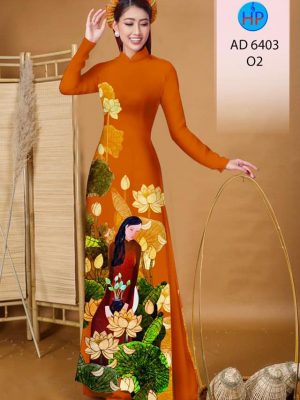Vải áo dài Cô gái và hoa Sen thiết kế 2019 AD 6403 28 1577693557 632 Vai ao dai Co gai va hoa Sen thiet ke