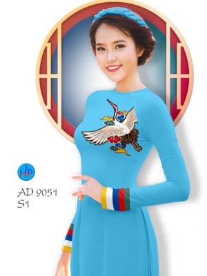 Vải áo dài hoa 3D kiểu mới AD 9051 31 1577693800 110 Vai ao dai hoa 3D kieu moi AD 9051