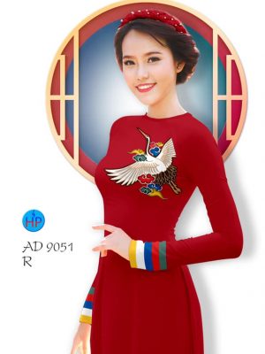 Vải áo dài hoa 3D kiểu mới AD 9051 28 1577693800 28 Vai ao dai hoa 3D kieu moi AD 9051
