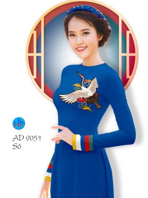 Vải áo dài hoa 3D kiểu mới AD 9051 36 1577693800 436 Vai ao dai hoa 3D kieu moi AD 9051