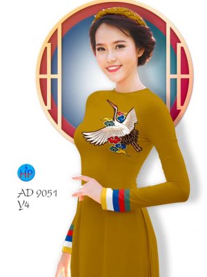 Vải áo dài hoa 3D kiểu mới AD 9051 33 1577693800 668 Vai ao dai hoa 3D kieu moi AD 9051