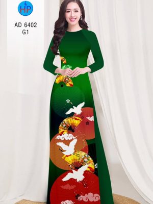 Vải áo dài Hạc và quạt Xuân thiết kế 2019 AD 6402 33 1577695320 227 Vai ao dai Hac va quat Xuan thiet ke 2019