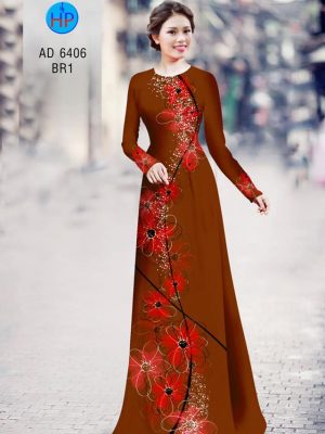 Vải áo dài Hoa in 3D kiểu mới AD 6406 24 1577695551 401 Vai ao dai Hoa in 3D kieu moi AD 6406