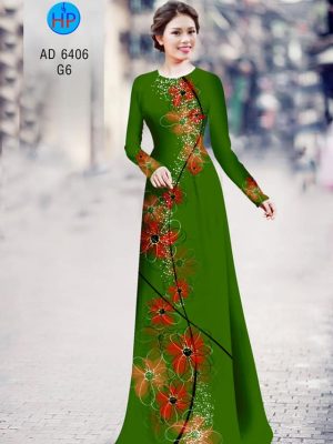 Vải áo dài Hoa in 3D kiểu mới AD 6406 21 1577695551 560 Vai ao dai Hoa in 3D kieu moi AD 6406