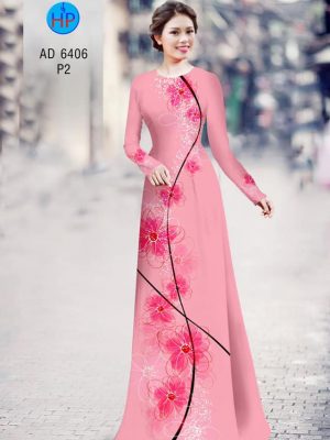Vải áo dài Hoa in 3D kiểu mới AD 6406 27 1577695551 562 Vai ao dai Hoa in 3D kieu moi AD 6406