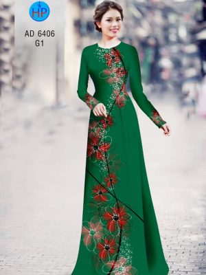 Vải áo dài Hoa in 3D kiểu mới AD 6406 22 1577695551 800 Vai ao dai Hoa in 3D kieu moi AD 6406