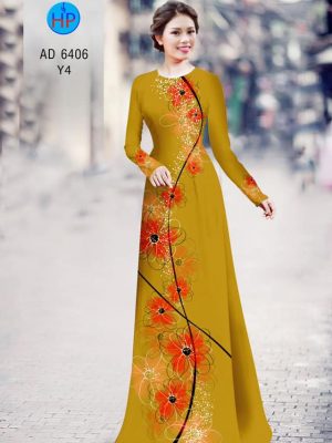 Vải áo dài Hoa in 3D kiểu mới AD 6406 36 1577695552 762 Vai ao dai Hoa in 3D kieu moi AD 6406