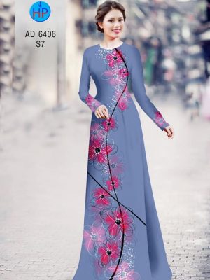 Vải áo dài Hoa in 3D kiểu mới AD 6406 34 1577695552 833 Vai ao dai Hoa in 3D kieu moi AD 6406