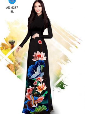 Vải áo dài Sen và Hạc kiểu mới AD 6387 24 1577695779 162 Vai ao dai Sen va Hac kieu moi AD 6387