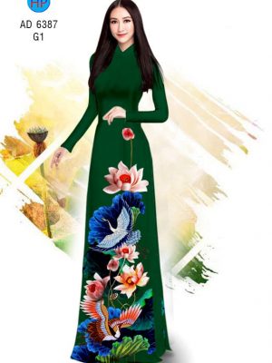 Vải áo dài Sen và Hạc kiểu mới AD 6387 21 1577695779 290 Vai ao dai Sen va Hac kieu moi AD 6387