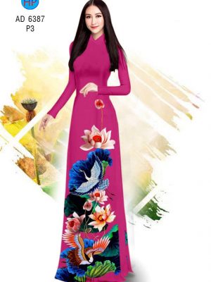 Vải áo dài Sen và Hạc kiểu mới AD 6387 29 1577695780 110 Vai ao dai Sen va Hac kieu moi AD 6387