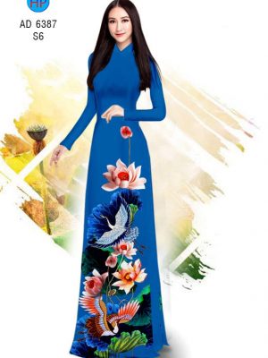 Vải áo dài Sen và Hạc kiểu mới AD 6387 36 1577695780 112 Vai ao dai Sen va Hac kieu moi AD 6387