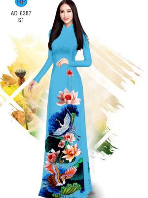 Vải áo dài Sen và Hạc kiểu mới AD 6387 26 1577695780 288 Vai ao dai Sen va Hac kieu moi AD 6387