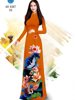 Vải áo dài Sen và Hạc kiểu mới AD 6387 35 1577695780 314 Vai ao dai Sen va Hac kieu moi AD 6387
