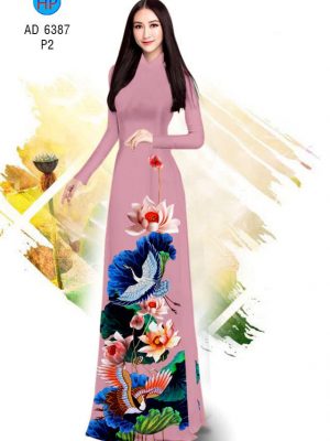 Vải áo dài Sen và Hạc kiểu mới AD 6387 33 1577695780 434 Vai ao dai Sen va Hac kieu moi AD 6387