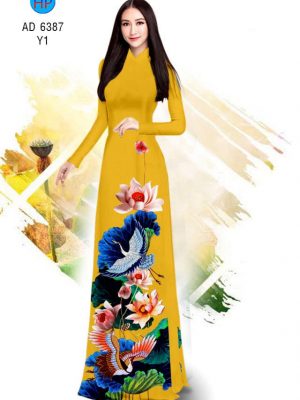 Vải áo dài Sen và Hạc kiểu mới AD 6387 28 1577695780 436 Vai ao dai Sen va Hac kieu moi AD 6387