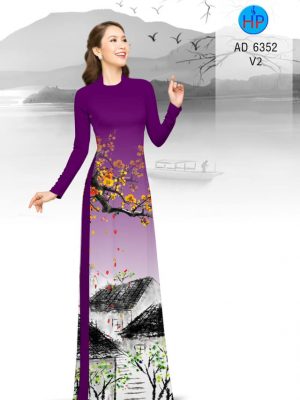 1577702928 368 Vai ao dai Hoa Dao roi ben hien kieu moi