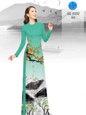 1577702928 622 Vai ao dai Hoa Dao roi ben hien kieu moi