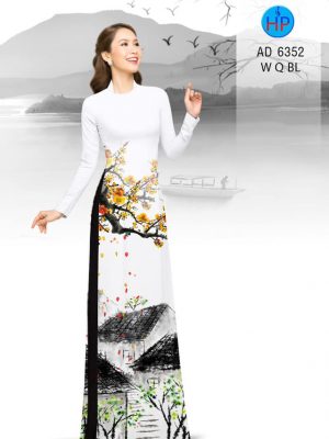 1577702928 676 Vai ao dai Hoa Dao roi ben hien kieu moi