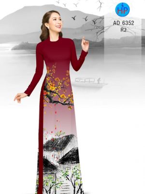 1577702928 754 Vai ao dai Hoa Dao roi ben hien kieu moi