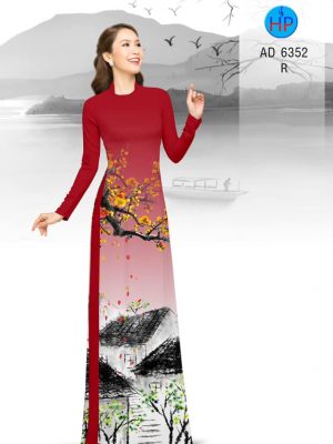 1577702928 878 Vai ao dai Hoa Dao roi ben hien kieu moi