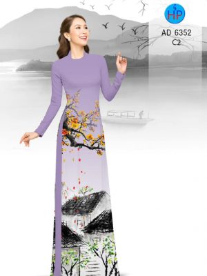 1577702929 956 Vai ao dai Hoa Dao roi ben hien kieu moi